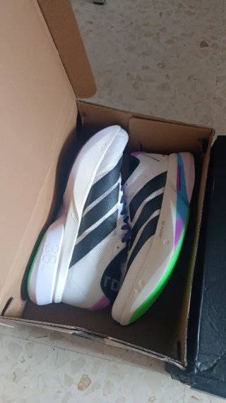 Tenis Adidas Adizero Boston 11 Morado Blanco