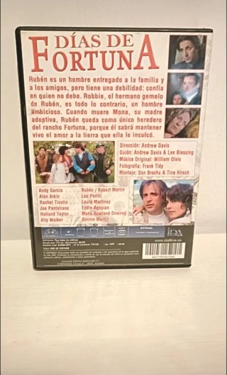 DVD Días de Fortuna Comedia Romántica