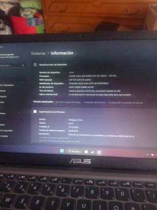 Portátil Asus Gris
