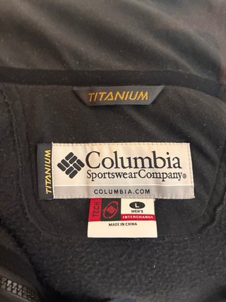 Chaqueta Columbia Nieve Azul y Gris