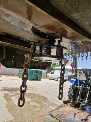 DESBROZADORA CADENAS TRACTOR 1 M DE TRABAJO