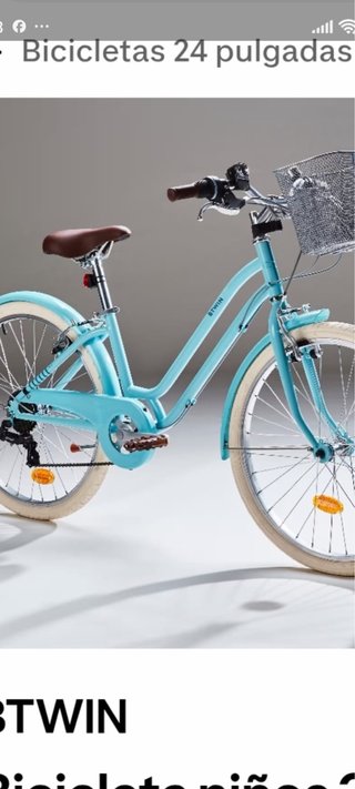 Bicicleta 24 pulgadas sin estrenar