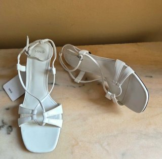 Sandalias Mango Blancas
