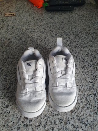 Zapatillas Vans Blancas Niño Talla 26