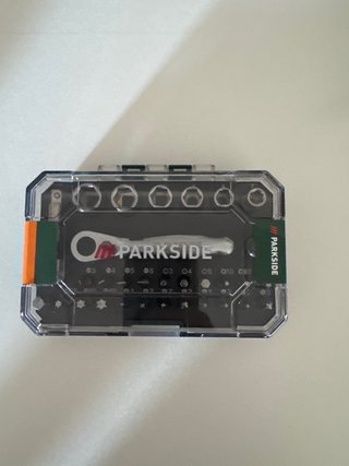 Carraca mini Parkside 31 piezas