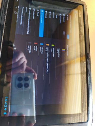 Tablet Asus Negra y Multicolor