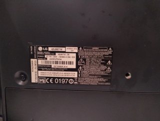 Televisión LG Negra
