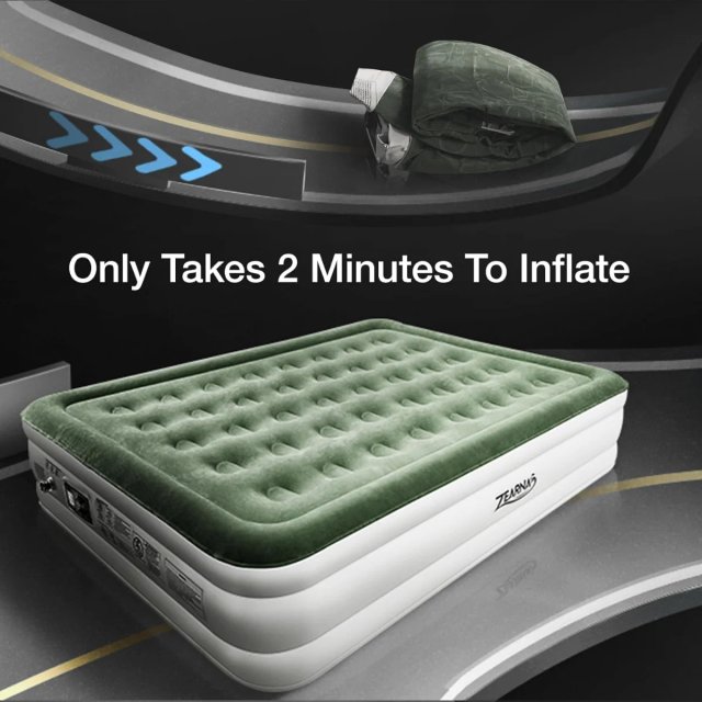 Colchón Inflable Doble ZEARNA Autoinflable