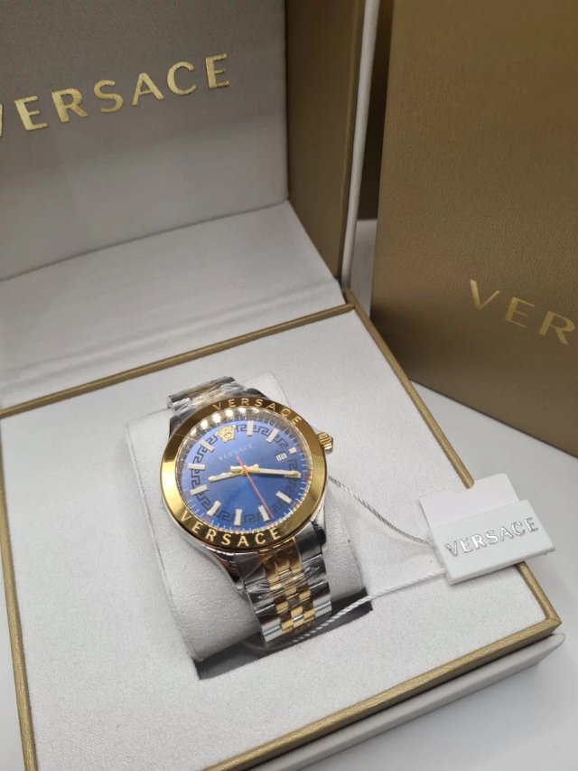 Reloj Versace Azul y Dorado