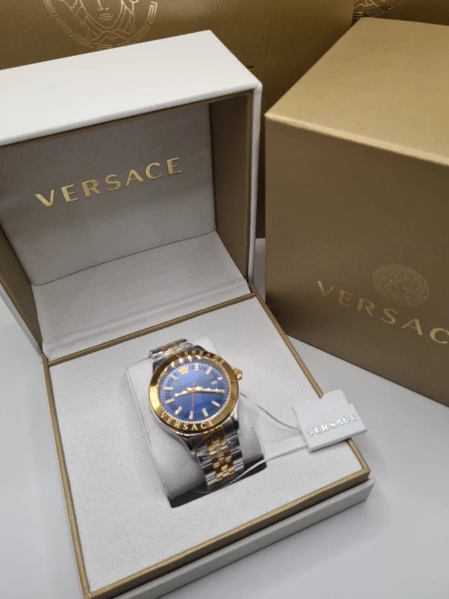 Reloj Versace Azul y Dorado