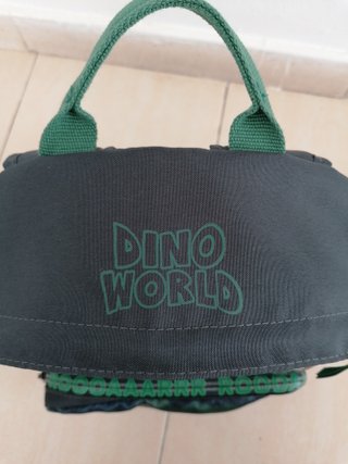Mochila Dino World T-Rex Dinosaurio Nueva