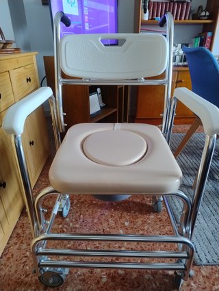 Silla WC Ducha Aluminio