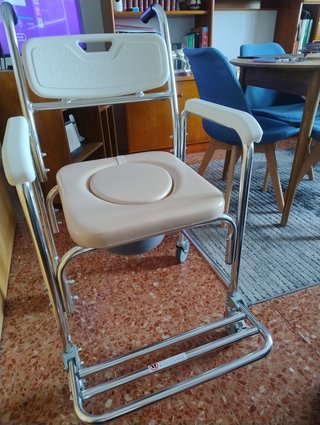 Silla WC Ducha Aluminio