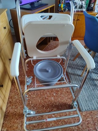 Silla WC Ducha Aluminio