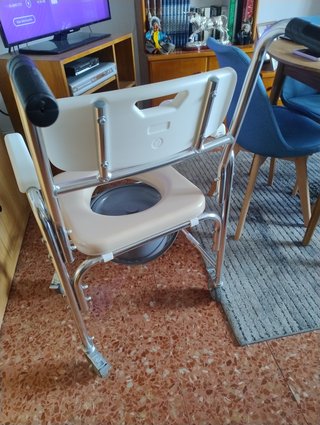 Silla WC Ducha Aluminio