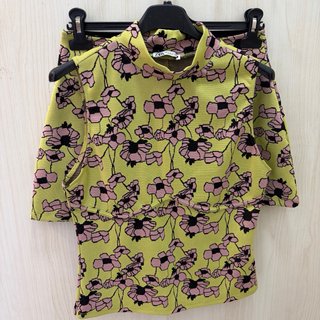 Conjunto Zara Top y Falda, diseño estampado