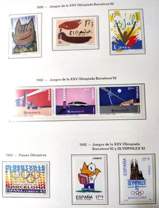 Sellos España 1990-1995