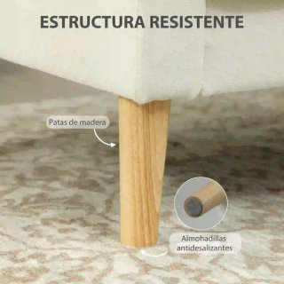 Butaca de salón tapizada en terciopelo