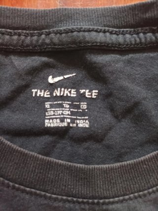 Camiseta Nike Air Negra Manga Corta