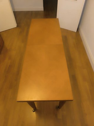 Mesa consola extensible madera