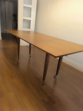 Mesa consola extensible madera