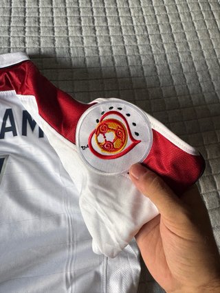 Camiseta Retro Inglaterra Beckham Talla M