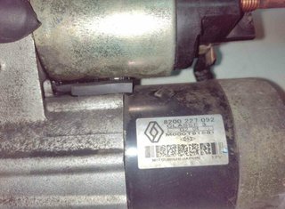 Motor arranque renault 8200227092 clio ii 1254864