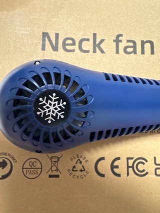 Ventilador de Cuello Azul+Dorado 5 velocidades