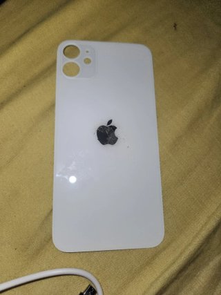 Tapa Cristal Trasera iPhone 11 Blanco