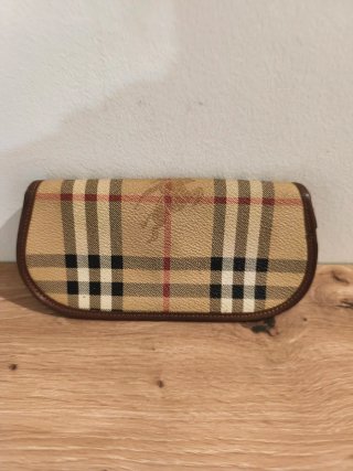 Funda Gafas Burberry Cuadros Beige Marrón