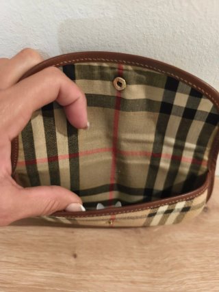 Funda Gafas Burberry Cuadros Beige Marrón
