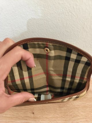 Funda Gafas Burberry Cuadros Beige Marrón