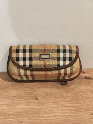 Funda Gafas Burberry Cuadros Beige Marrón
