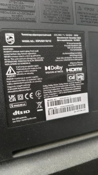Philips 65PUS8118/12 65 4K TV