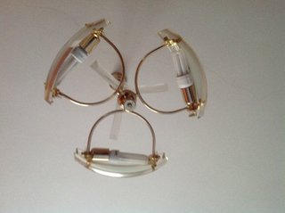 Lámpara cristal y metal