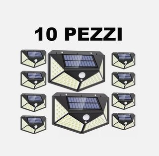10 Faretti Solari LED Esterni