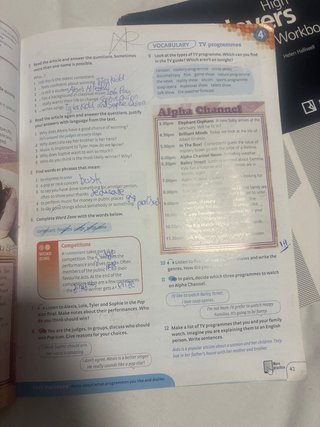 High Achievers, B1 Student's book