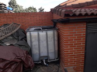 Depósito agua 1000L IBC