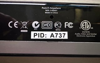 Altavoz Logitech Pure-Fi Anywhere Negro