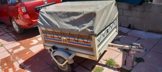 Remolque 300 kg carga tiene papales