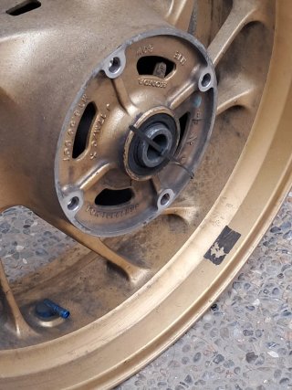 Ruedas Honda F650 Doradas de un despieze