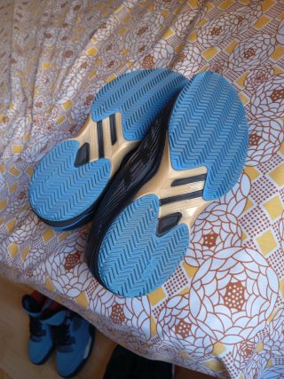 Zapatillas Asics originales negras y azules