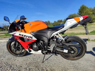 Honda CBR Moto Deportiva Naranja/Roja