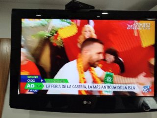 Televisión LG Negra para Colgar + TDT