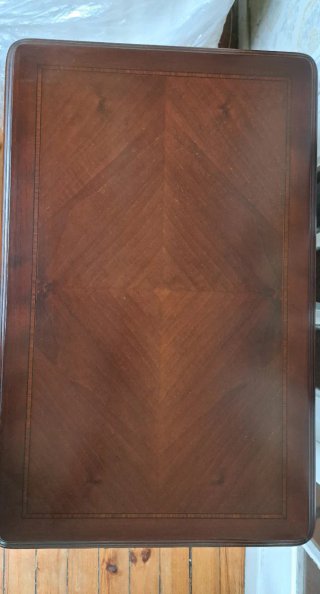 Mesa auxiliar madera 3 baldas