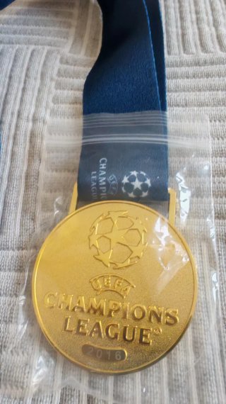Medallas Final UEFA Champions League Real Madrid
