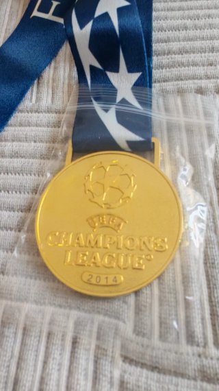 Medallas Final UEFA Champions League Real Madrid