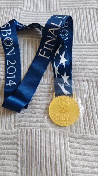 Medallas Final UEFA Champions League Real Madrid
