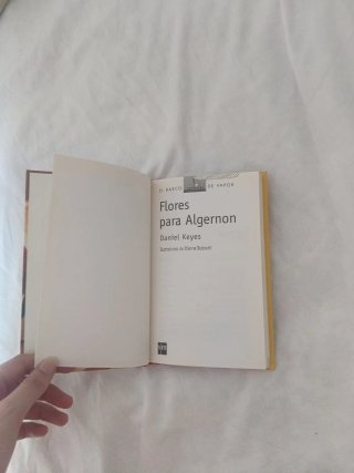 Flores para Algernon,libro de Daniel keyes