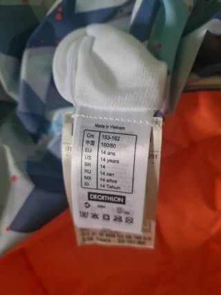 Chaqueta reversible Wedze impermeable